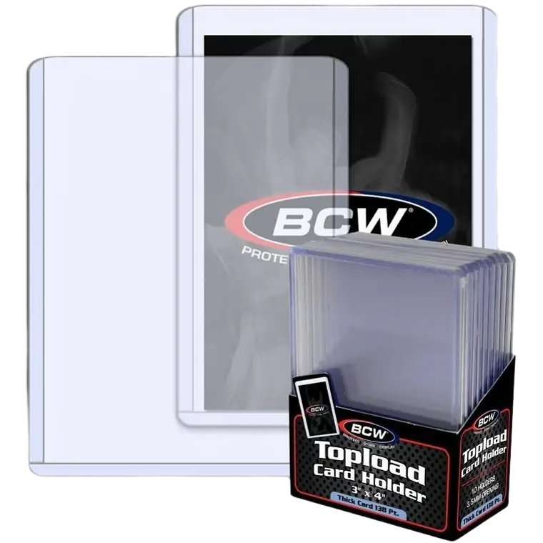 BCW Toploader Thick Cards 138 pt 10 Stk