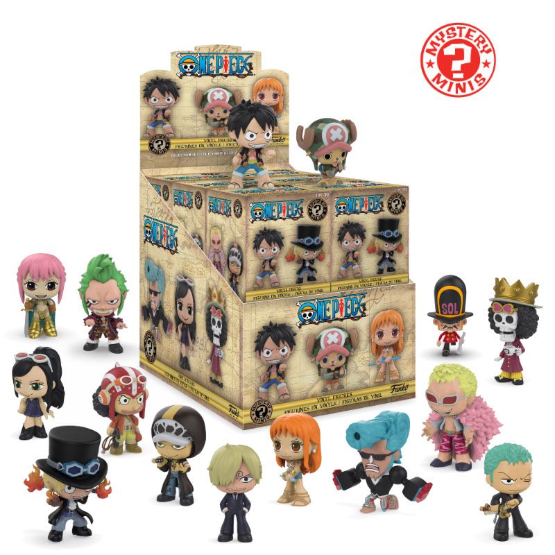 Funko Pop One Piece Mistery Minis Minifiguren 5 cm 