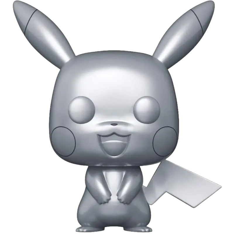 Pokemon Funko Pop Figur Pikachu Silber 353